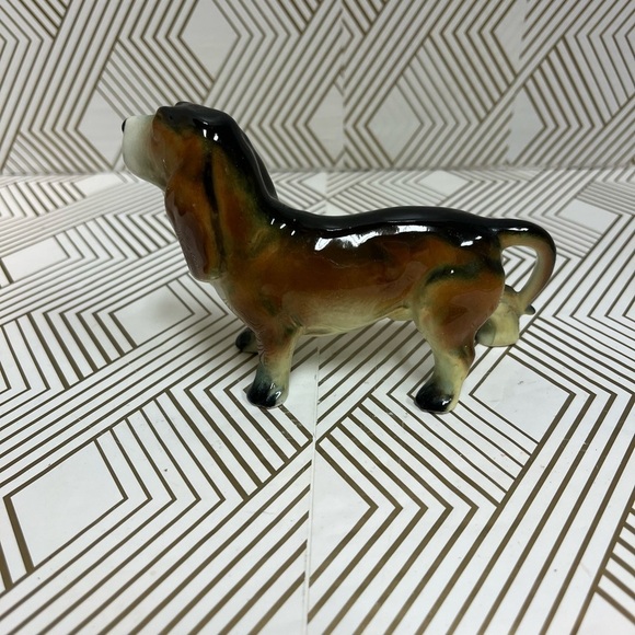 Vintage MCM Hound Dog Ceramic Figurine - Picture 7 of 11